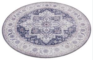 Nouristan - Hanse Home koberce Kusový koberec Asmar 104003 Mauve/Pink kruh ROZMĚR: 160x160 (průměr) kruh
