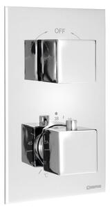 Sapho, LATUS podomítková sprchová termostatická baterie, box, 2 výstupy, chrom, 1102-62