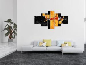 Abstraktní obraz - Tanečnice (125x70 cm)