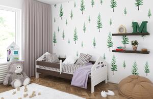 Babywoods Dětská postel Ala Velikost postele: 140x80, Barevné provedení: Ořech, Provedení postele: Bez šuplíku