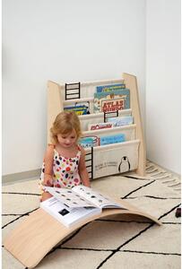 Béžová látková dětská knihovna 60x70 cm Animals - Folkifreckles