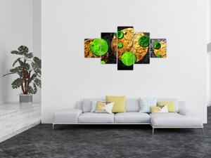 Obraz abstrakce - Koule (125x70 cm)