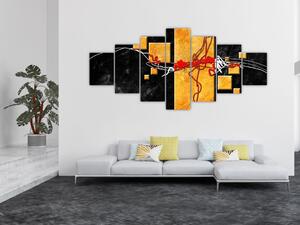 Abstraktní obraz - Tanečnice (210x100 cm)