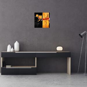 Abstraktní obraz - Tanečnice (30x30 cm)