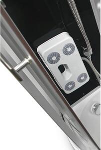 D‘Eluxe hydromasážní Sprchový Box FS15L1585 151x85x217cm, posuvné dveře, grafitové sklo, 5mm - LEVÁ Montáž