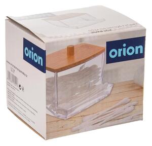 Orion Organizér / Zásobník na vatové tyčinky, s bambusem, WHITNEY