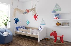 Babywoods Dětská postel Lili Velikost postele: 140x80, Barevné provedení: Dub, Provedení postele: Bez šuplíku