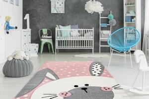 DĚTSKÝ KOBEREC, 80/150 cm růžová - Online Only koberce & rohožky, Online Only