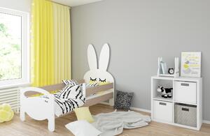 Babywoods Dětská postel Králíček Velikost postele: 140x80, Barevné provedení: Dub, Provedení postele: Bez šuplíku