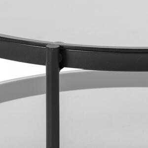 Actona Konferenční stolek Bayonne 2 černý