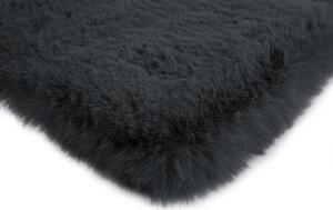 KOBEREC S VYSOKÝM VLASEM, 160/230 cm antracitová - Online Only koberce & rohožky, Online Only