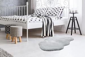 KOBEREC S VYSOKÝM VLASEM, 60/90 cm modrá, šedá - Online Only koberce & rohožky, Online Only