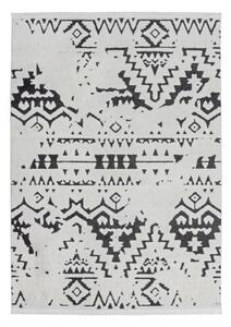 KOBEREC S VYSOKÝM VLASEM, 120/170 cm, černá, bílá XXXL - Online Only koberce & rohožky, Online Only