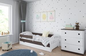 Babywoods Dětská postel Klasik Velikost postele: 140x80, Barevné provedení: Ořech, Provedení postele: S šuplíkem
