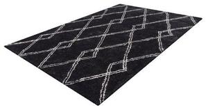KOBEREC S VYSOKÝM VLASEM, 80/150 cm antracitová - Online Only koberce & rohožky, Online Only