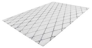 KOBEREC S VYSOKÝM VLASEM, 80/150 cm antracitová, bílá - Online Only koberce & rohožky, Online Only