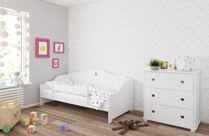 Babywoods Dětská postel Zuzana Velikost postele: 140x80, Barevné provedení: Bílá, Provedení postele: Bez šuplíku