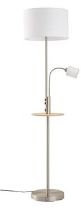 Stojací Lampa Lindby, Aovan, Šedá, Obývací pokoj, Kov, Moderní