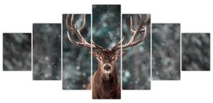 Obraz - Majestátnost jelena (210x100 cm)