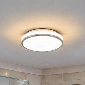 Stropní lampa Lindby, Lyss, Bílá, Koupelna, Sklo, Moderní