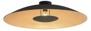 Stropní lampa Lindby, Narisara, stmívatelné, Černá, Obývací pokoj, Kov, Moderní