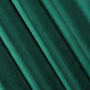 Zatemňovací závěs na kroužcích VILLA tmavě zelený 140x250 cm