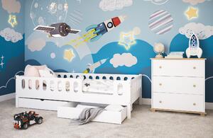 Babywoods Dětská postel Lars Velikost postele: 160x80, Provedení postele: Dva menší šuplíky
