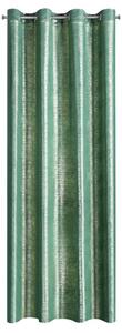 Zelený zatemňovací závěs na kroužcích MABEL 140x250 cm