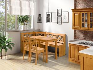 Kuchyňský kout + stolek Santiago se židlemi, Barva dřeva: olše Mirjan24 5902928225150