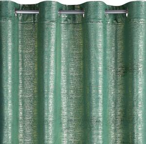 Dekorační velvet závěs SUZIE 140x250 cm, zelená, (cena za 1 kus) MyBestHome