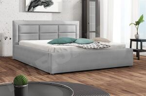 Čalouněná postel s úložným prostorem a roštem Pesto, Rozměr postele: 200x200, Potah: Victoria 14 866 Mirjan24 5902928517446