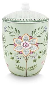 Pip Studio Lily & Lotus skladovací dóza 1,5l, zelená