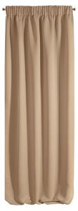 Eurofirany Béžový zatemňovací závěs na pásce BLACKOUT 135x270 cm