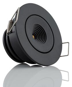 TLG Zápustné LED svítidlo MINIONE TILT, ø 5 cm, IP44 Barva: Černá