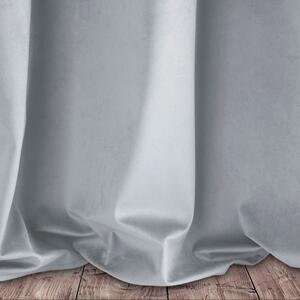 Stříbrný závěs béžové barvy PIERRE 140x250 cm