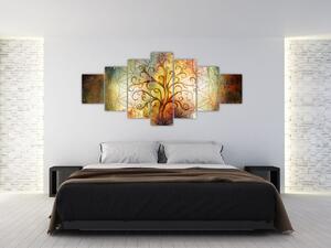 Abstraktní obraz stromu (210x100 cm)