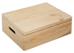 Úložný box s výklopným víkem 39 x 29 x 13,5 cm KESPER 69501