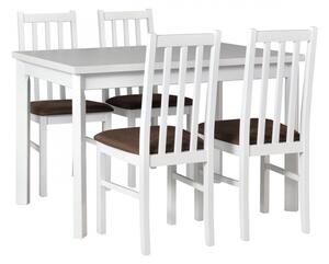 Rozkládací stůl se 4 židlemi - AL24, Barva dřeva: grafit-L, Potah: 10 - Inari 91 Mirjan24 5902928974775