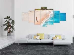 Obraz - Plážový běh (210x100 cm)