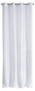 Bílá záclona na kroužcích SIBEL 140x250 cm