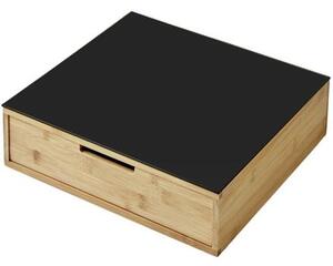 Organizér na čaje a kávové kapsle, 30 x 10 x 30 cm, bambus KESPER 58953