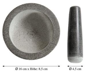 Hmoždíř s paličkou, Ø 16 cm, žula KESPER 71501