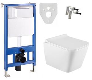 Závěsný set Mexen Fenix + WC TEO Rimless 51 x 35 cm + pomalu padající deska Slim, 60100 + 30850700