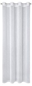 Eurofirany Bílá záclona na kroužcích IDA 140x250 cm