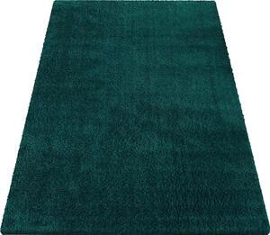 DY Tmavě zelený protiskluzový koberec shaggy Camel Rozměr: 60x100 cm
