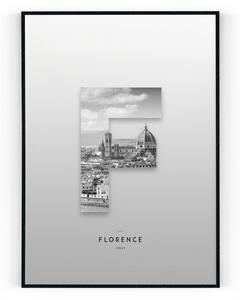 Plakát / Obraz Florence Pololesklý saténový papír 40 x 50 cm