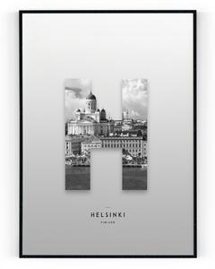 Plakát / Obraz Helsinki A4 - 21 x 29,7 cm Pololesklý saténový papír