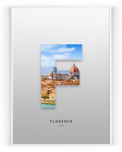 Plakát / Obraz Florence A4 - 21 x 29,7 cm Pololesklý saténový papír