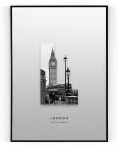 Plakát / Obraz London Pololesklý saténový papír A4 - 21 x 29,7 cm