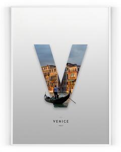 Plakát / Obraz Venice A4 - 21 x 29,7 cm Tiskové plátno